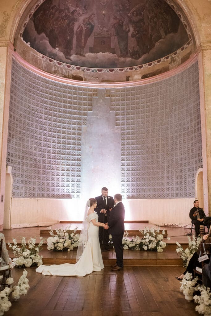Emotional ceremony captured by a New Orleans luxury wedding videographer